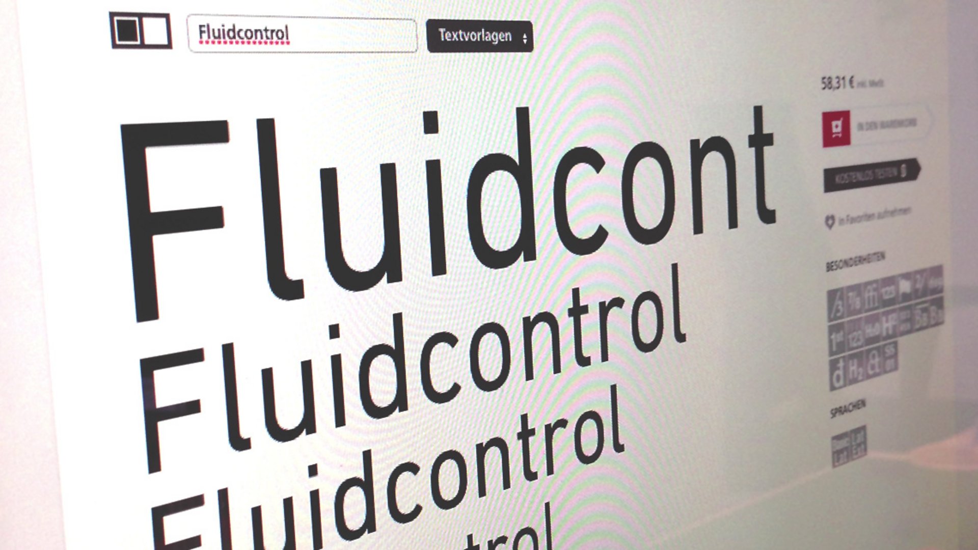 Auswahl einer zur Marke passenden Schrift für das neue BÜHLER Technologies Corporate Design.